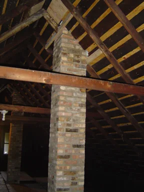 Chimney repair — after